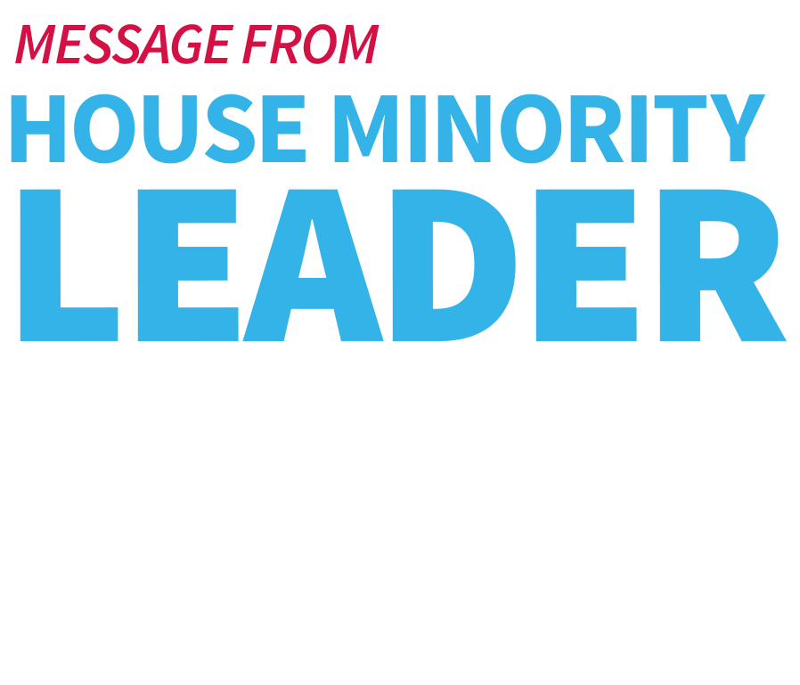 Message from House Minority Leader Allison Russo